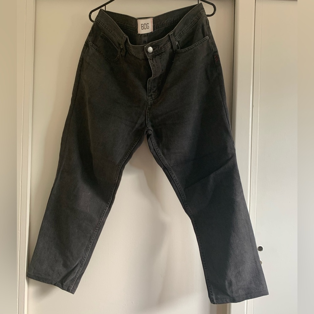 Men’s vintage 90’s style black jeans